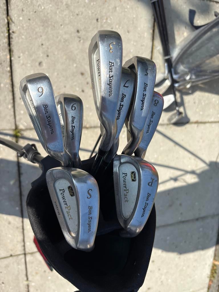 Golfset met tas van Ben Sayers, Sport en Fitness, Golf, Gebruikt, Set, Overige merken, Ophalen of Verzenden