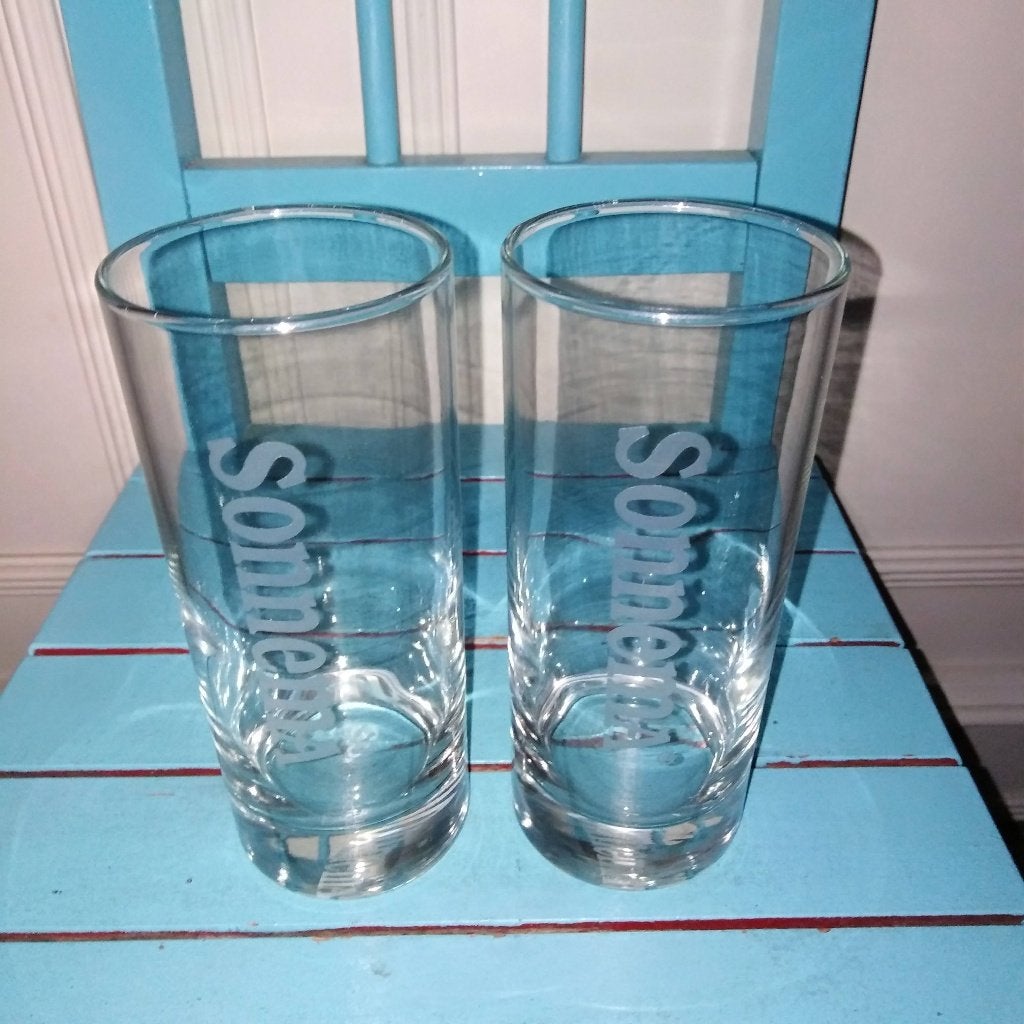 Sonnema longdrink glazen 14 cm hoog 2 stuks, Ophalen, Gebruikt, Overige typen