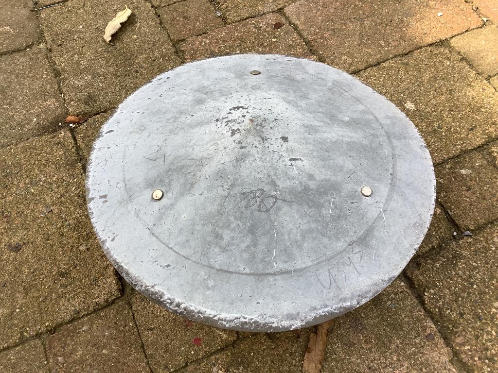 Kap voor schoorsteen, spaanse kap, regenkap, 19-20 cm., Ophalen, Gebruikt, Afzuiger