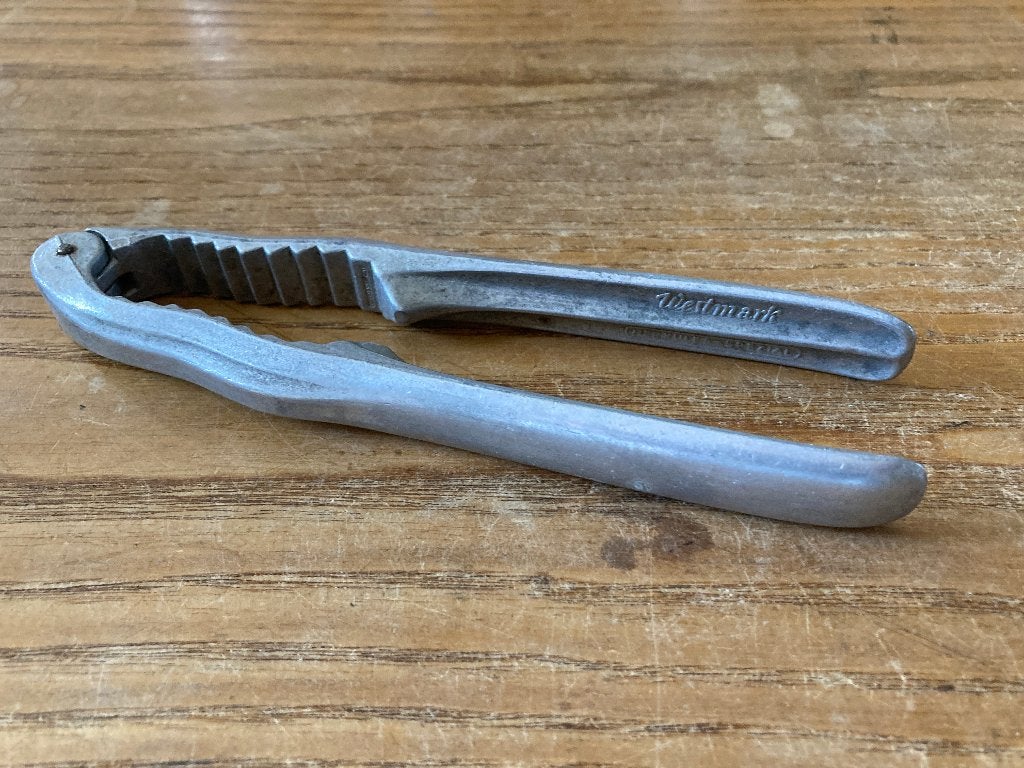 Westmark Herkules Spezial aluminium notenkraker, Ophalen of Verzenden, Zo goed als nieuw, Metaal, Grijs