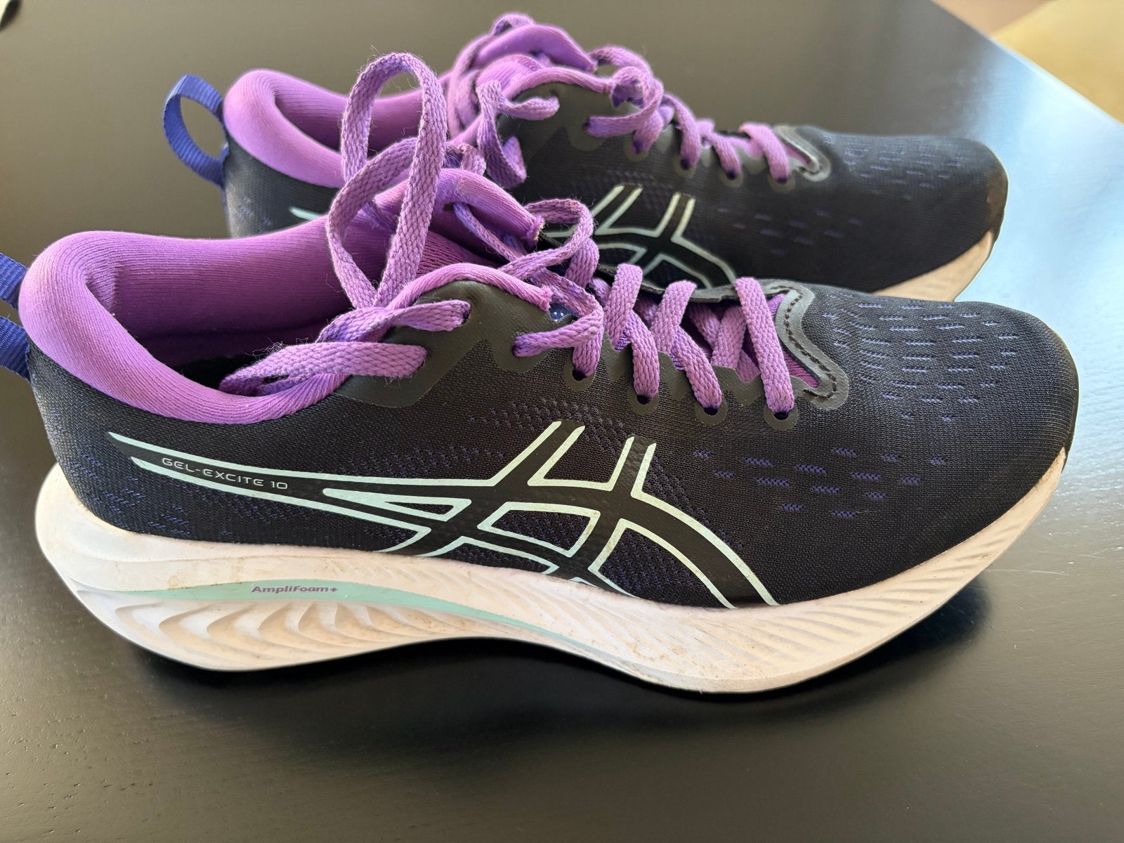 ASICS GEL-EXCITE 10 Hardloopschoenen - Maat 39, Ophalen of Verzenden, Gedragen, Zwart, Sportschoenen