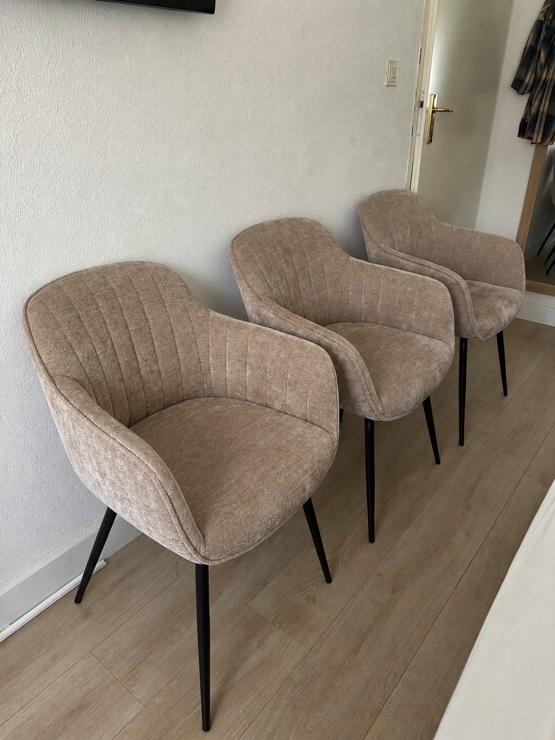 3x Como eetkamerstoel kwantum €100, Ophalen, Zo goed als nieuw, Overige kleuren, Vier