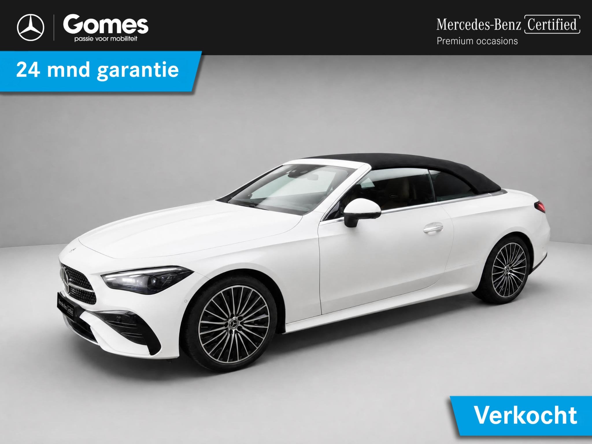 Mercedes-Benz CLE Cabriolet 200 4MATIC AMG Line, Auto diversen, Automaat, Cabriolet, Wit, Mercedes-Benz