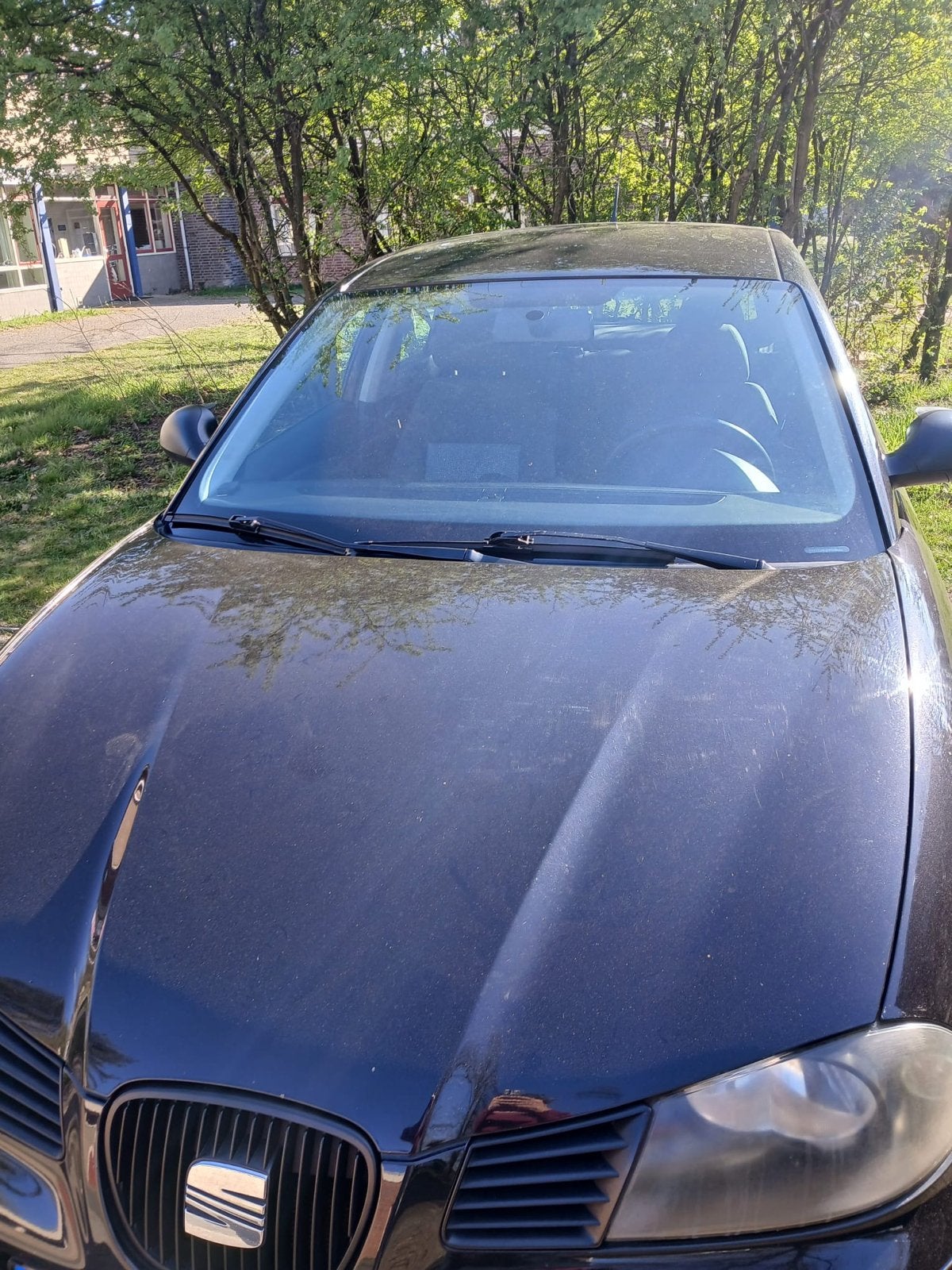 Seat Ibiza 1.4 16V 55KW 2005 Zwart, Auto's, Seat, Voorwielaandrijving, 15 km/l, Origineel Nederlands, Bedrijf