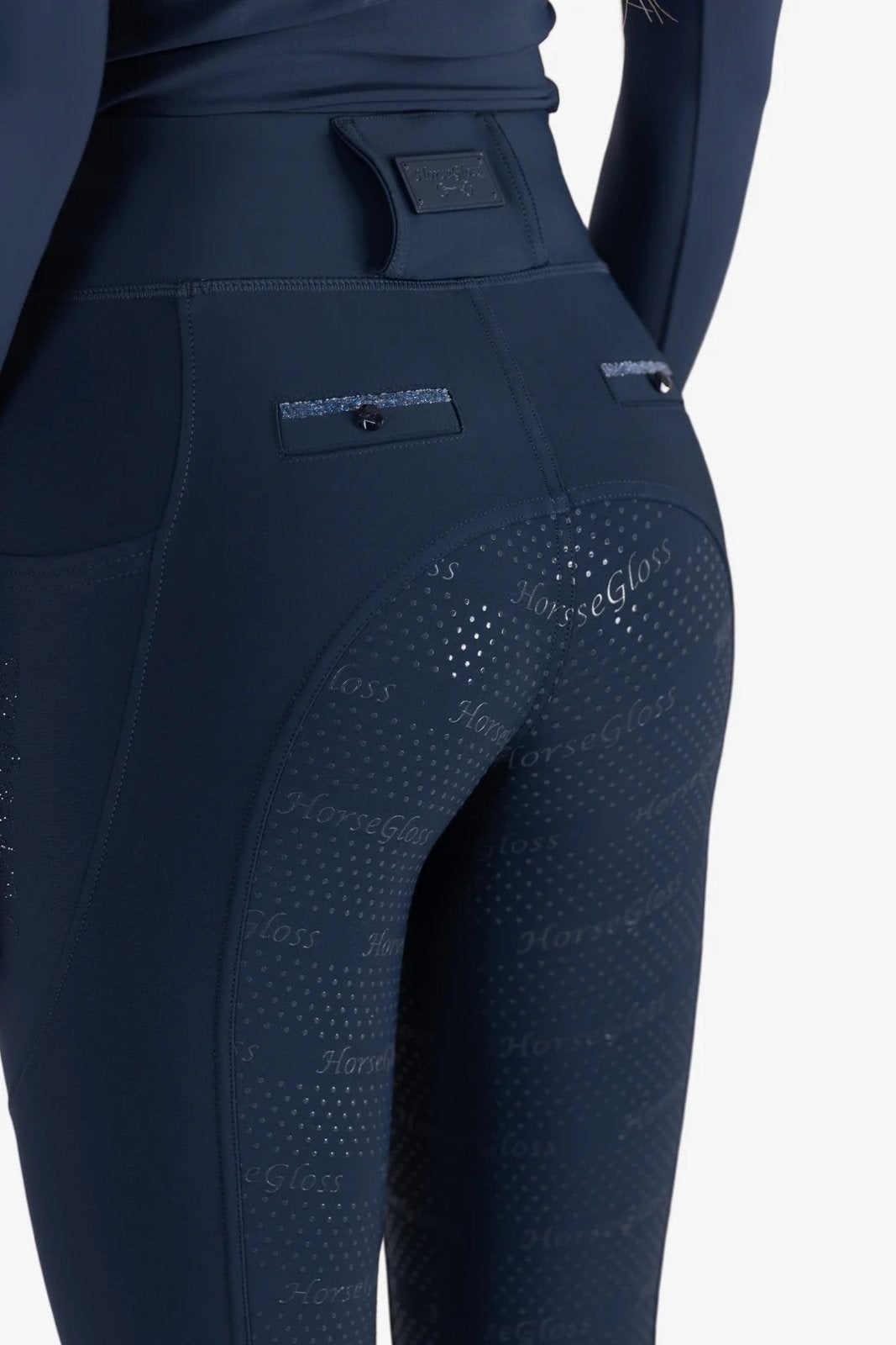 HorseGloss rijlegging navy XS nieuw (anky pikeur eskadron, Ophalen of Verzenden, Zo goed als nieuw, Dressuur, Onderkleding