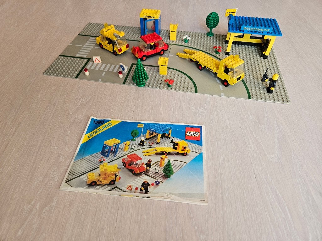 Lego Legoland 1590 ANWB Breakdown Assistance, Compleet, Gebruikt, Lego, Ophalen of Verzenden