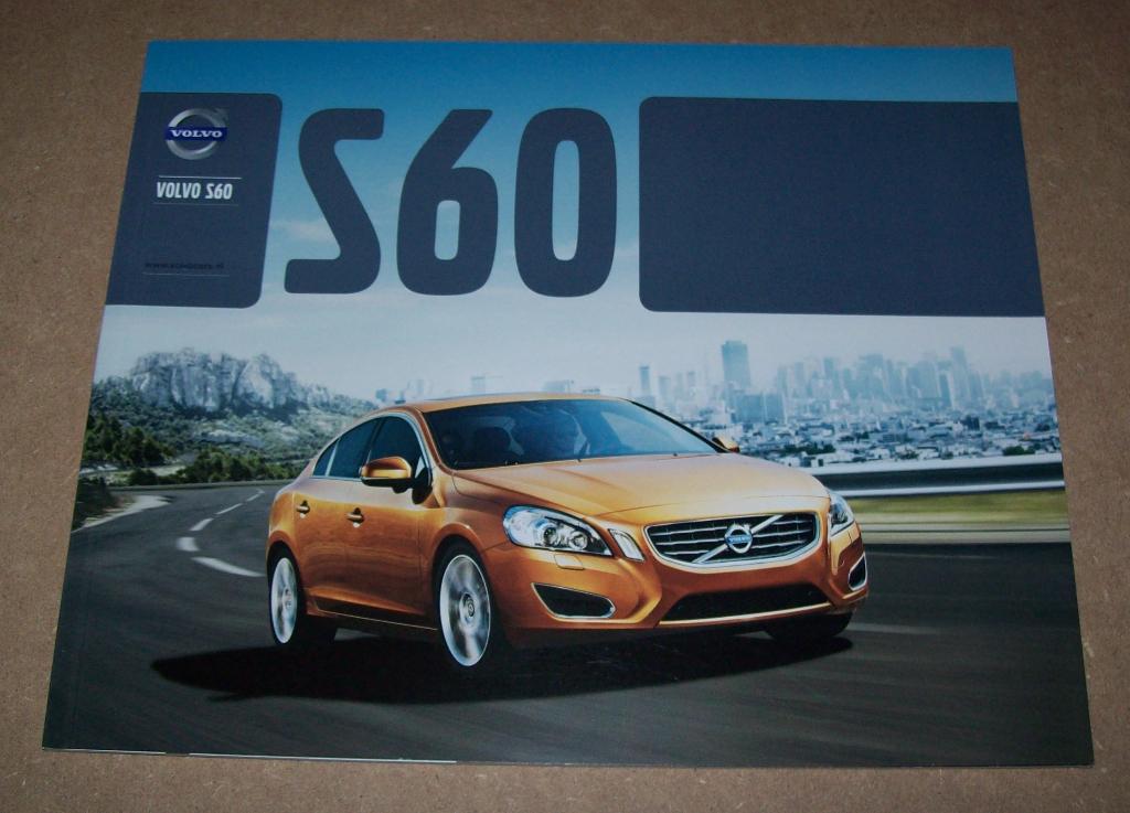 brochure Volvo S60 modellen 2013, Ophalen of Verzenden, Nieuw, Volvo
