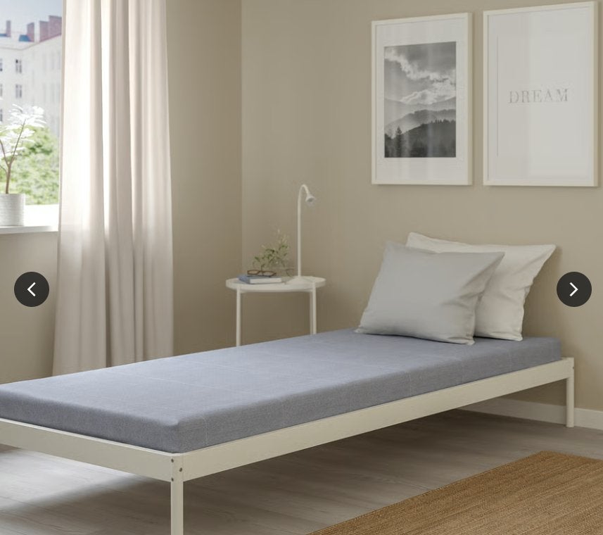 NEW IKEA ÅGOTNES Foammatras, stevig/lichtblauw, 90x200 cm, Huis en Inrichting, Slaapkamer | Matrassen en Bedbodems, Ophalen, 90 cm