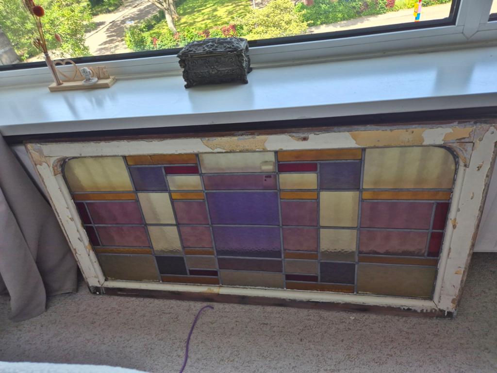 Glas in lood raam, Ophalen, Minder dan 80 cm, Glas in lood, Minder dan 80 cm