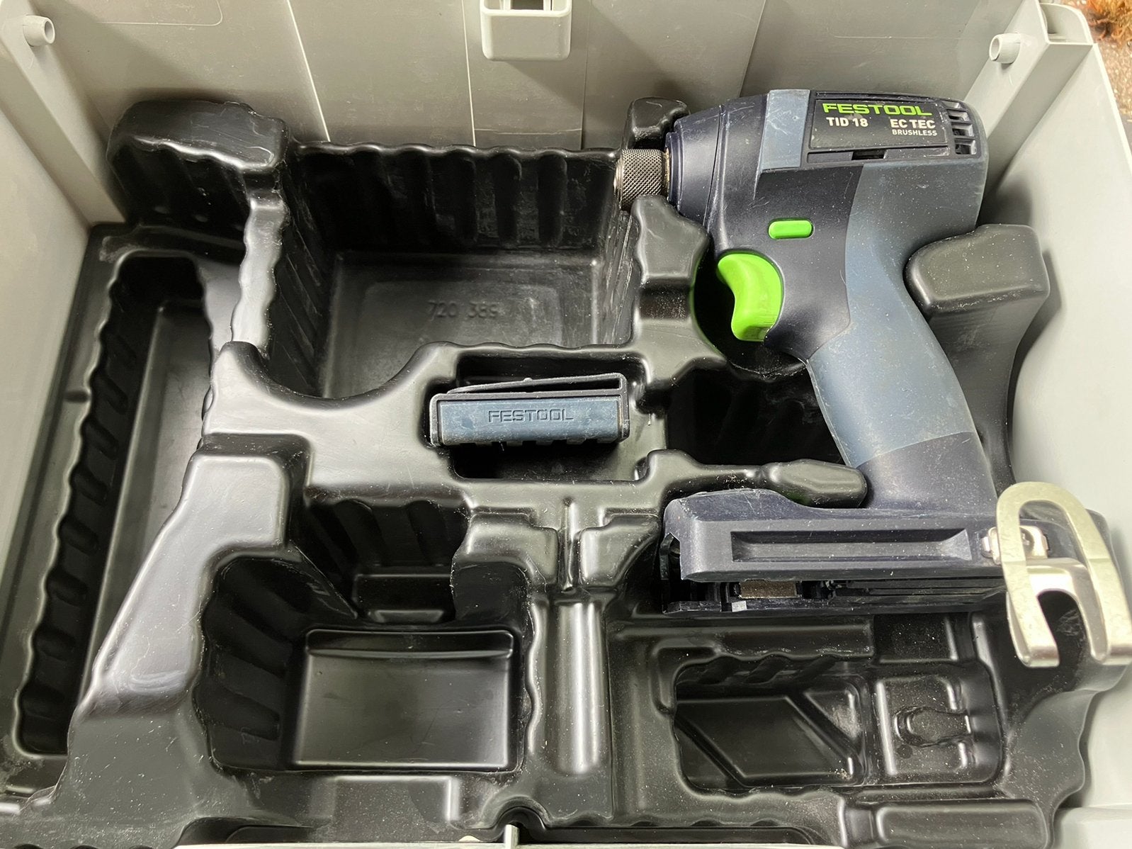 Festool TID18 body inclusief systainer, goede staat!, Ophalen of Verzenden, Zo goed als nieuw, Boor- en Schroefmachine