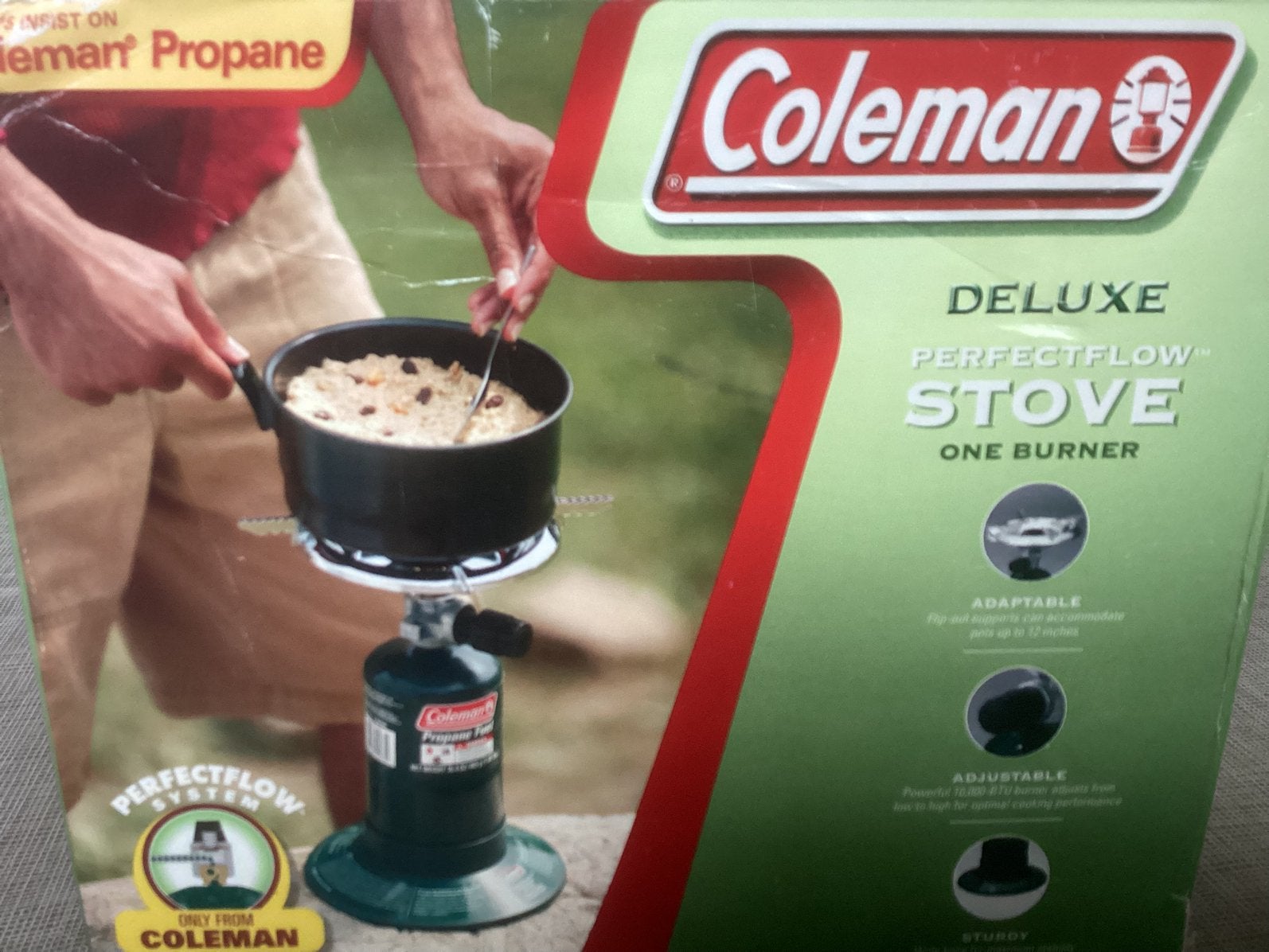 Campingbrander Coleman - propaan, Ophalen of Verzenden, Gebruikt
