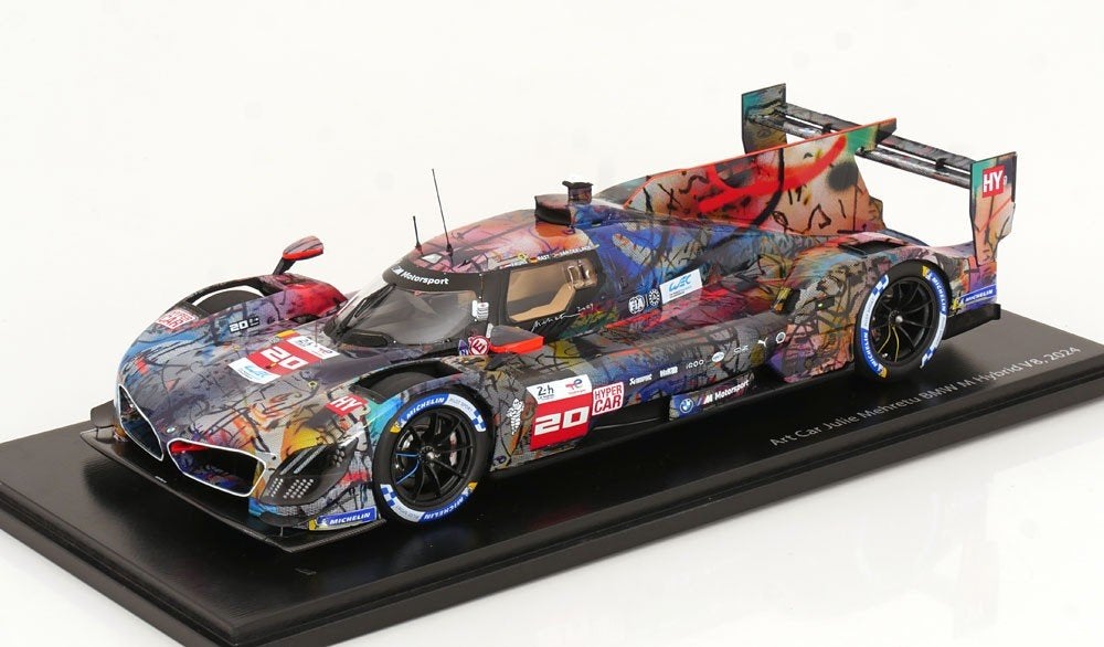 BMW M Hybrid V8 24h LeMans 2024 Art Car Mehretu 1:18 (nieuw), Hobby en Vrije tijd, Modelauto's | 1:18, Verzenden, Nieuw, Auto