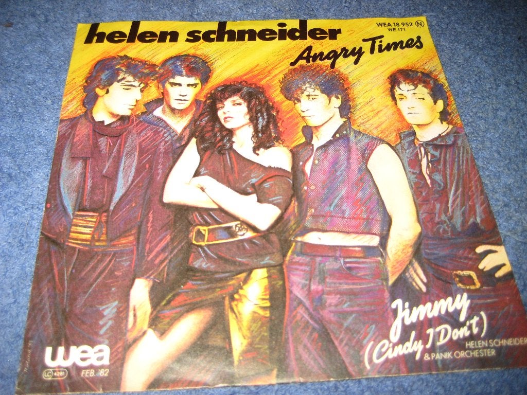 Helen Schneider: Angry Times, Ophalen of Verzenden, Zo goed als nieuw, Pop