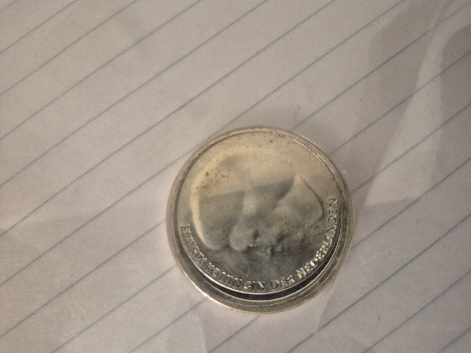 zilvere 10 euro munt 2002, Ophalen of Verzenden, Koningin Beatrix, Euro's
