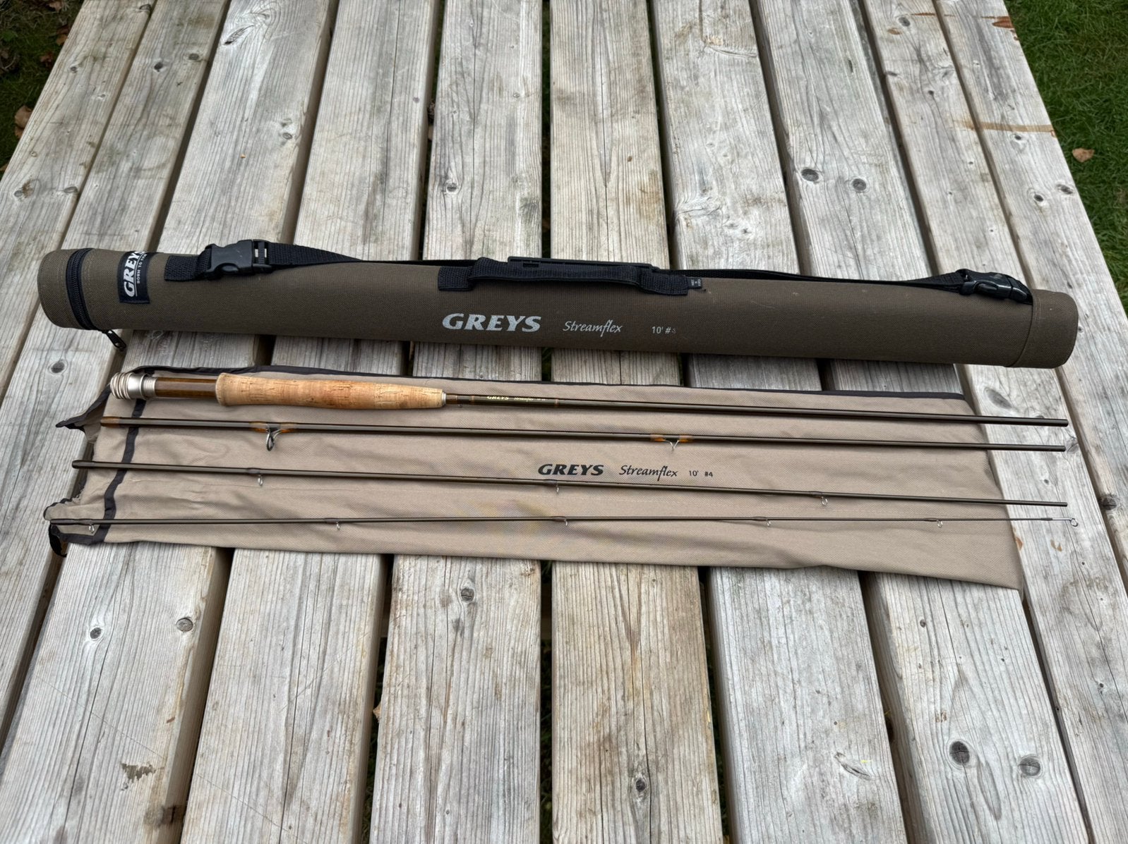 Greys Streamflex 10’ #4 vliegevishengel 300cm aftma 4, Ophalen of Verzenden, Gebruikt, Werphengel