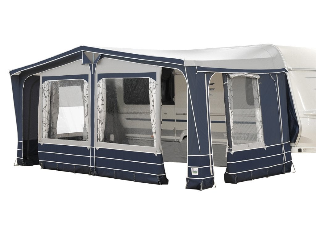 Hypercamp Riva 270 maat 12 ( bij caravan geleverd ), Caravans en Kamperen, Voortenten en Luifels, Ophalen, Zo goed als nieuw, Ten Cate All Season 240g/m2