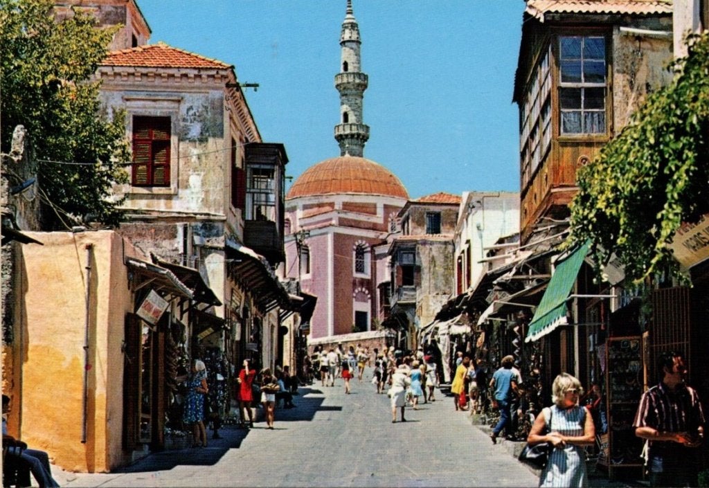 5 Ansichtkaarten Rhodos-Stad 1979. Kan ook per stuk., Ophalen of Verzenden, 1960 tot 1980, Ongelopen, Overig Europa