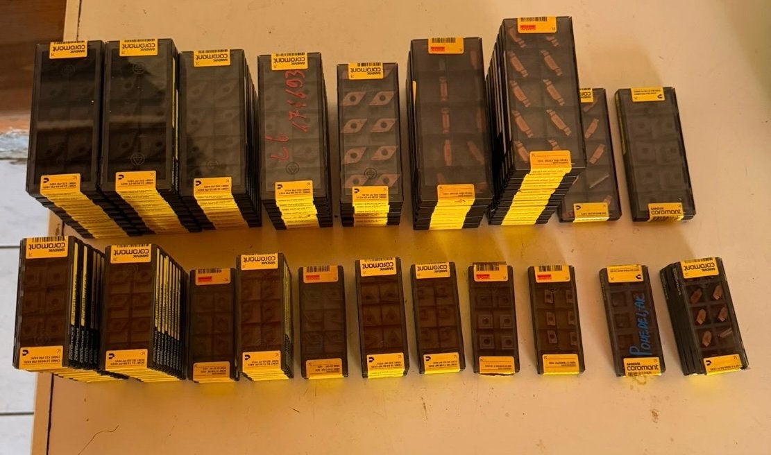 Grote partij wisselplaten Sandvik Coromant,carbide inserts,, Ophalen of Verzenden, Nieuw, Metaaldraaibank