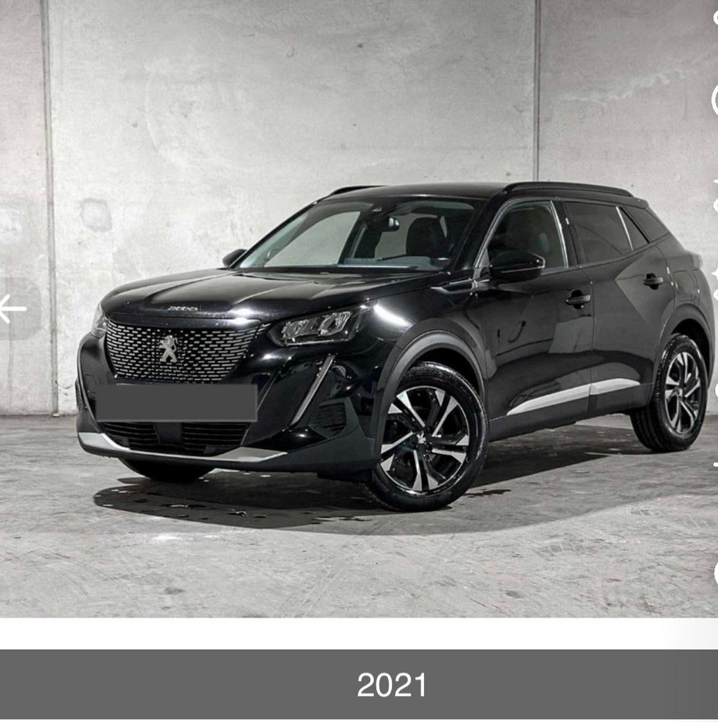 Peugeot 2008 1.2 Puretech 100pk 2021 Zwart 169.000km, Auto's, Peugeot, 1199 cc, 100 pk, Zwart, Origineel Nederlands