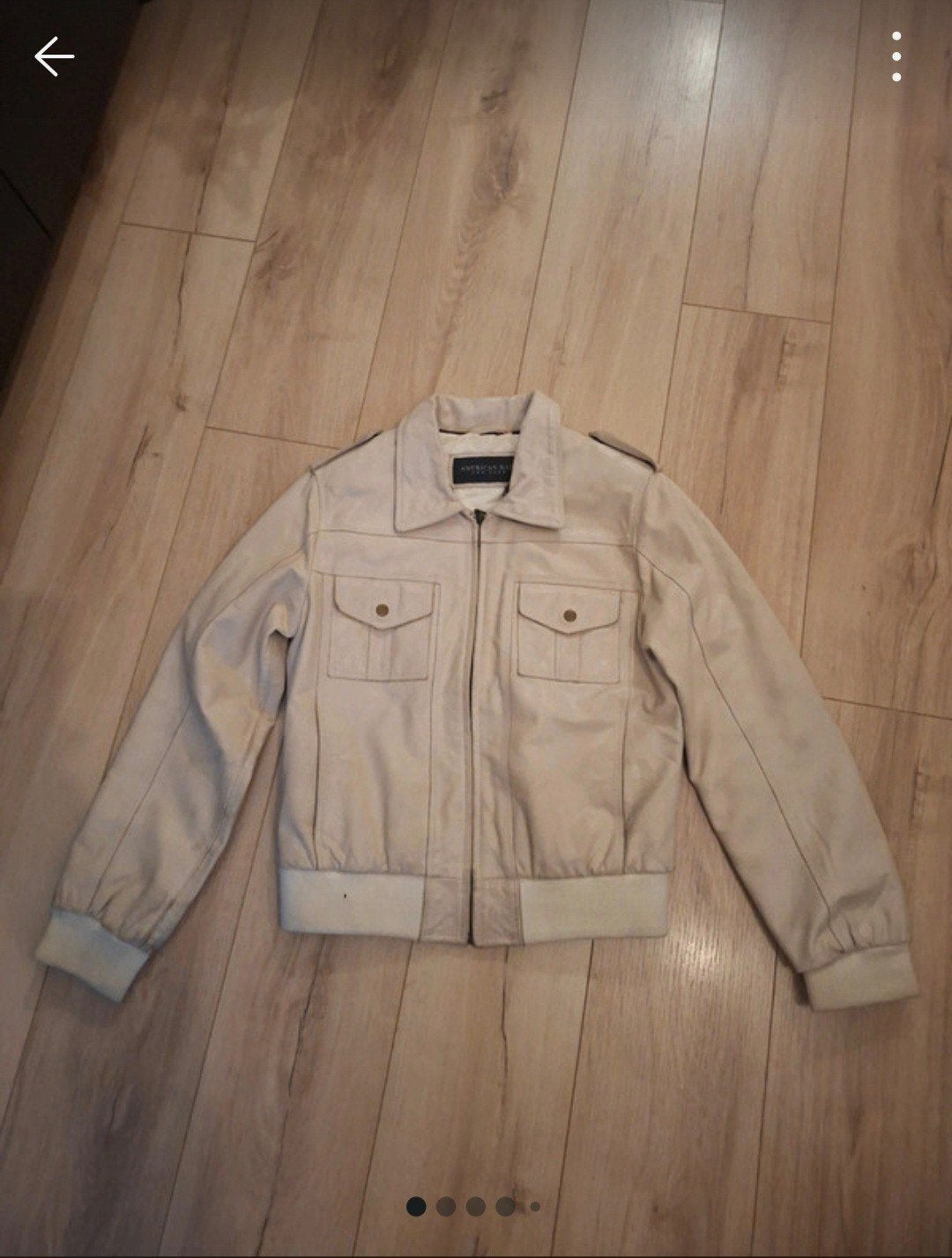 Vintage American Base New York Leren Pilotenjas/Bomber,S, Kleding | Dames, Verzenden, Gedragen