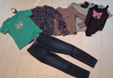 Meisjeskleding pakket maat 134/140 (WE, Osaga, H&M), Ophalen of Verzenden, Zo goed als nieuw, Maat 134