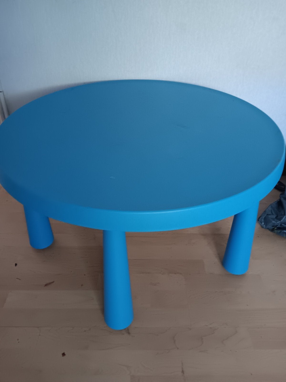 Blauwe kindertafel - IKEA Mammut, Ophalen, Gebruikt, Tafel(s)