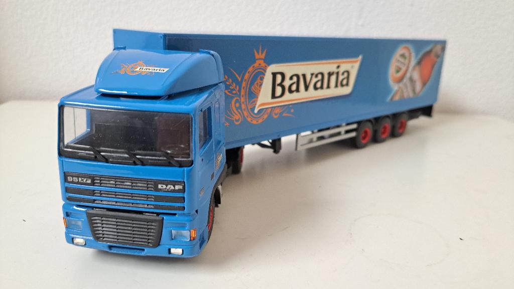 Liontoys Daf 95 XF Bavaria, Hobby en Vrije tijd, Ophalen of Verzenden, Zo goed als nieuw, Bus of Vrachtwagen, Lion Toys