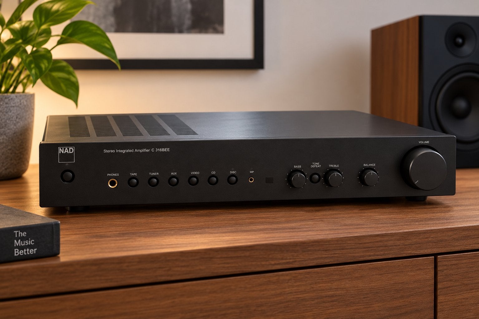 NAD C316BEE Stereo Geïntegreerde Versterker, Overige merken, Gebruikt, Ophalen of Verzenden, Minder dan 60 watt