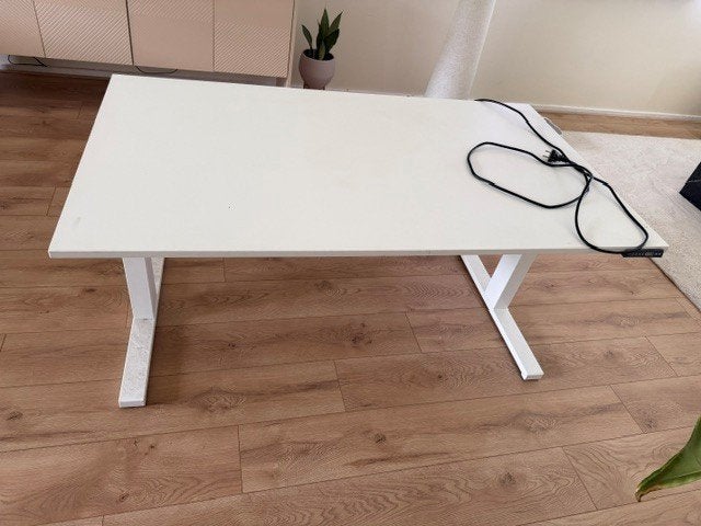 Elektrische zit sta bureau, Ophalen, Zit-sta bureau, Elektrisch, Hout