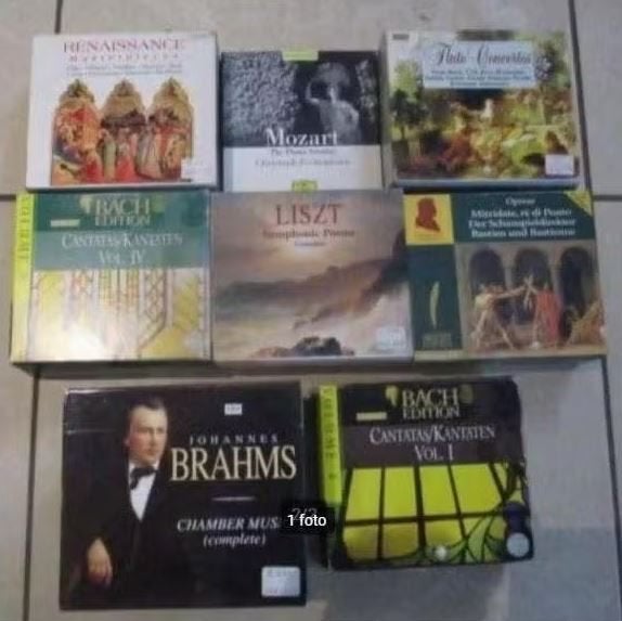 47 originele Klassieke CD's in 8 boxen, Ophalen of Verzenden, Classicisme, Zo goed als nieuw, Overige typen