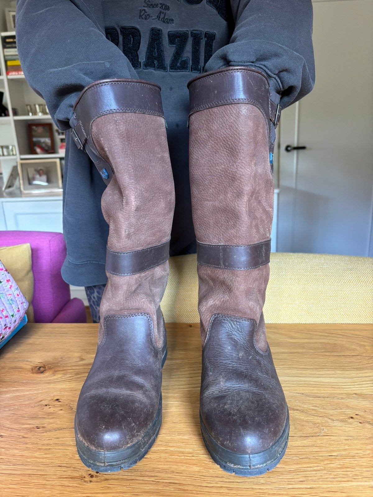 Dubarry dameslaarzen maat 38, Kleding | Dames, Hoge laarzen, Bruin, Ophalen of Verzenden, Zo goed als nieuw