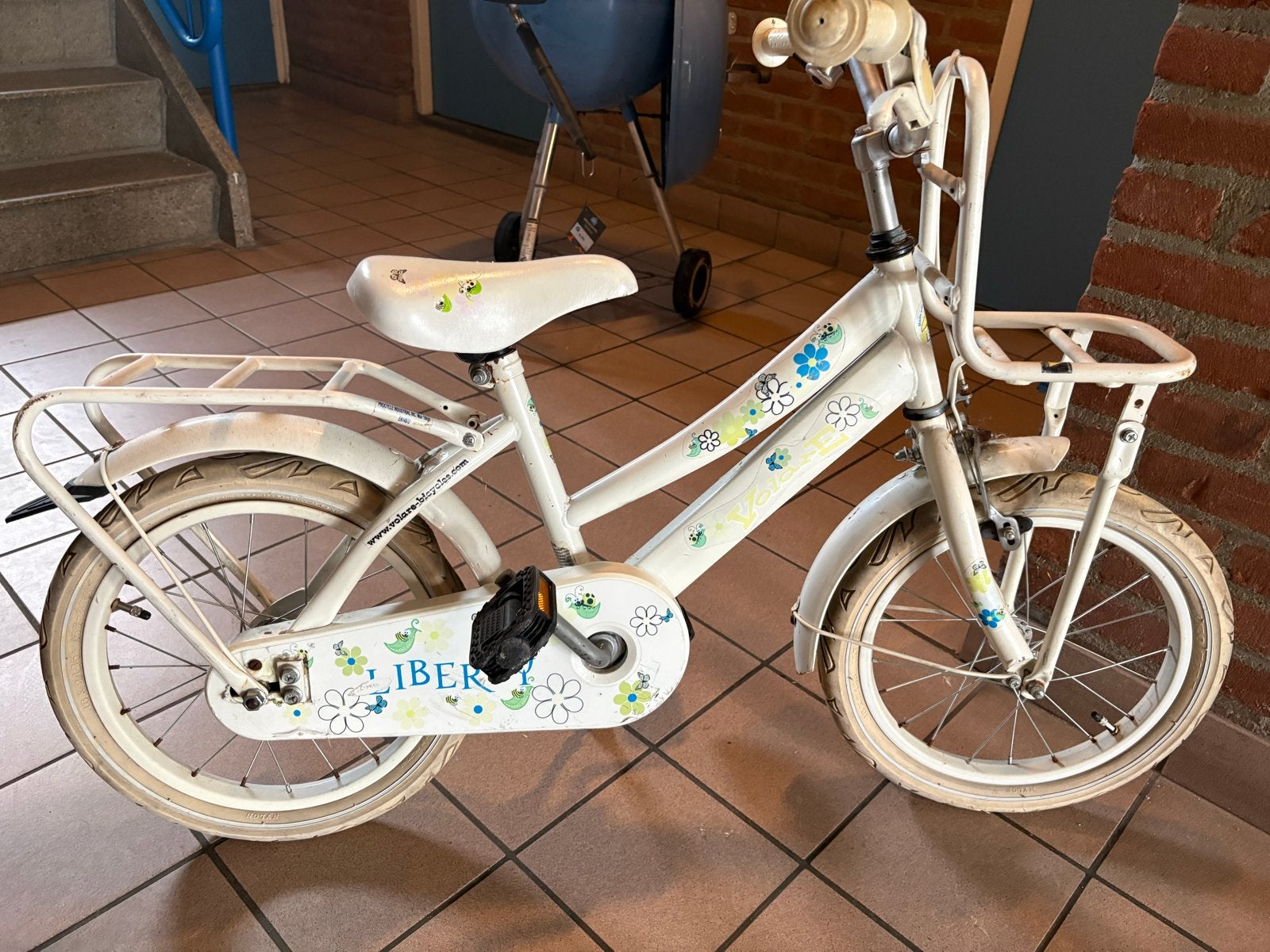 Volare Liberty kinderfiets 16 inch - Zo goed als nieuw, Ophalen, Zo goed als nieuw, Terugtraprem, 16 tot 20 inch