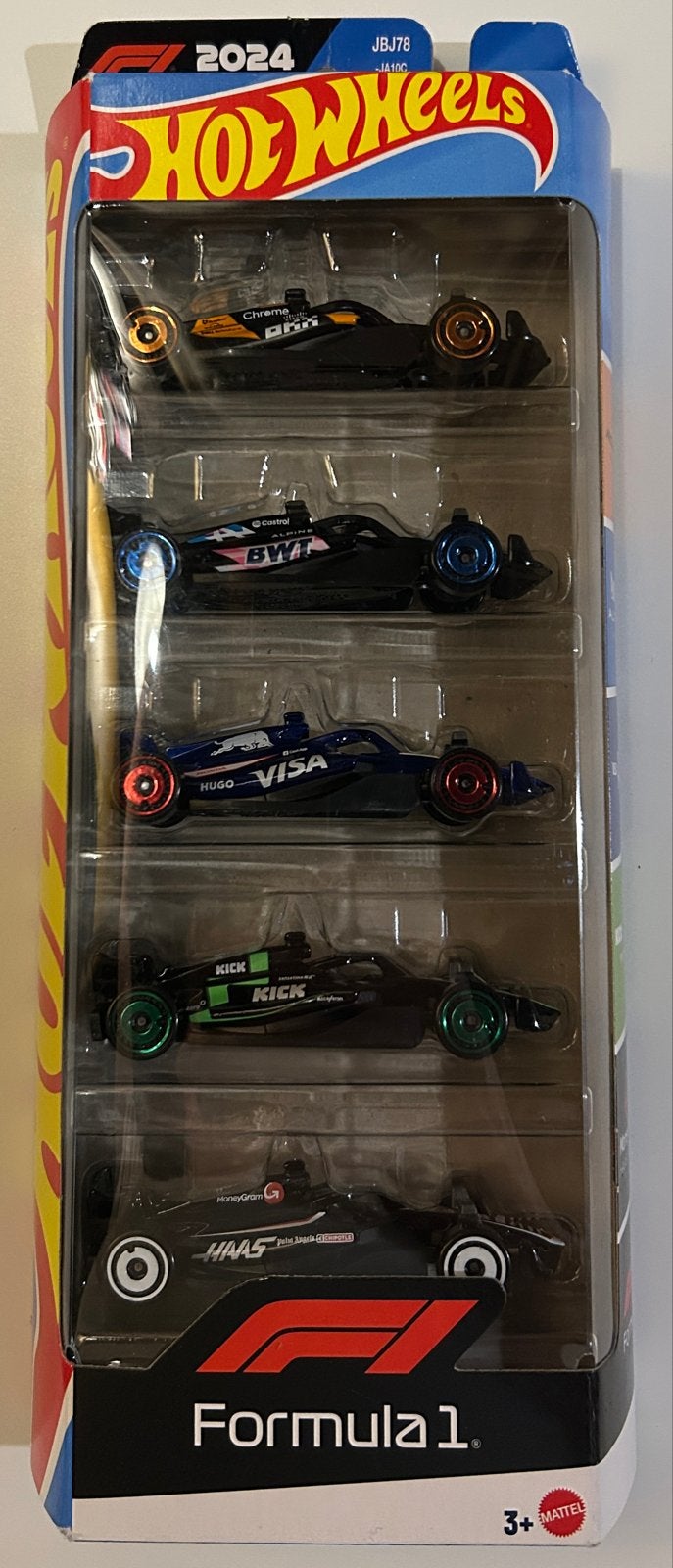 Hot Wheels Formule 1 2024 5-pack, Ophalen of Verzenden, Nieuw, Auto