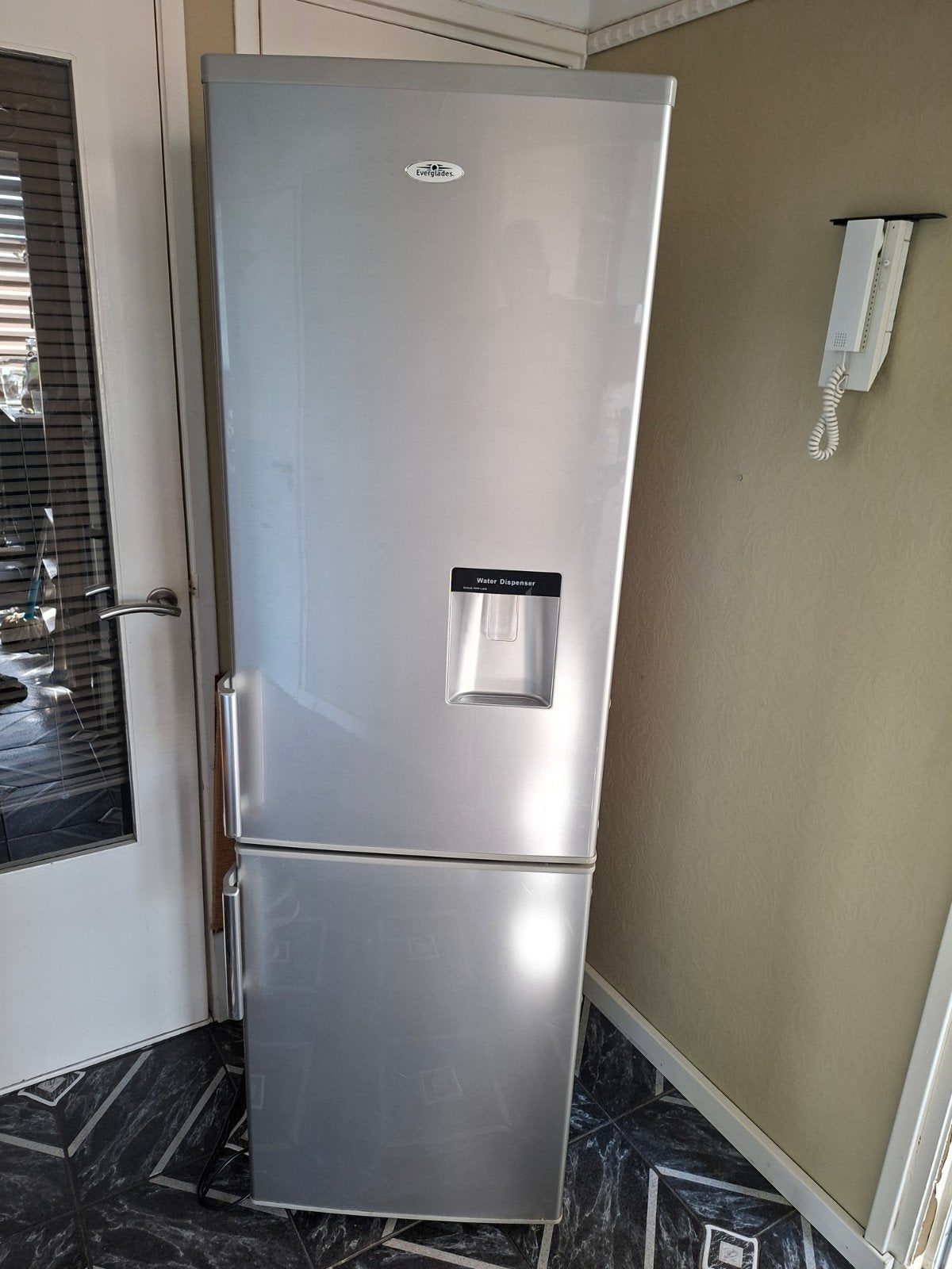 Everglades RVS Koelvriescombinatie met Waterdispenser, Witgoed en Apparatuur, Koelkasten en IJskasten, 200 liter of meer, Ophalen