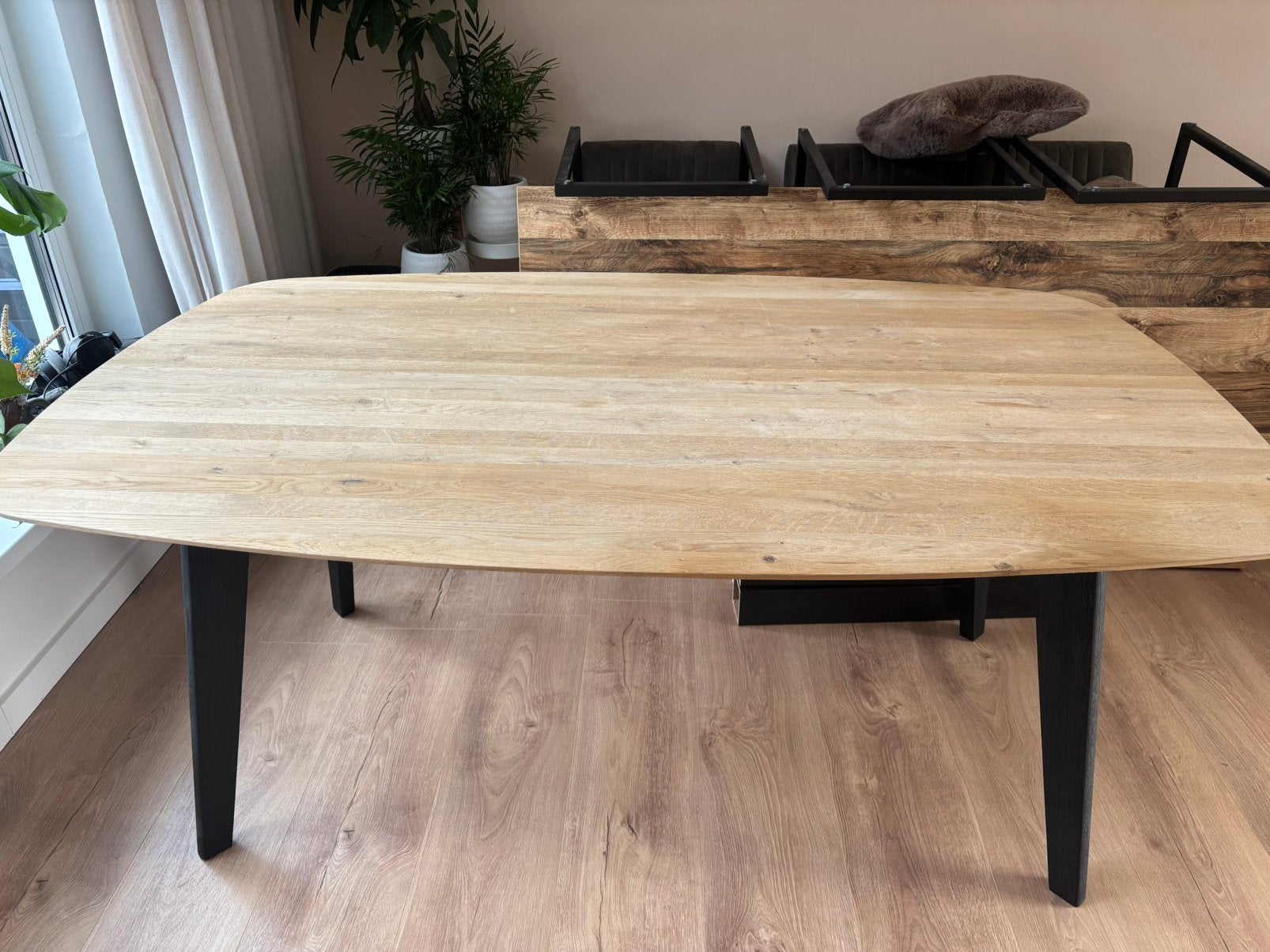 Eettafel Pronto 180x110 cm, Ophalen, 50 tot 100 cm, Zo goed als nieuw, 150 tot 200 cm