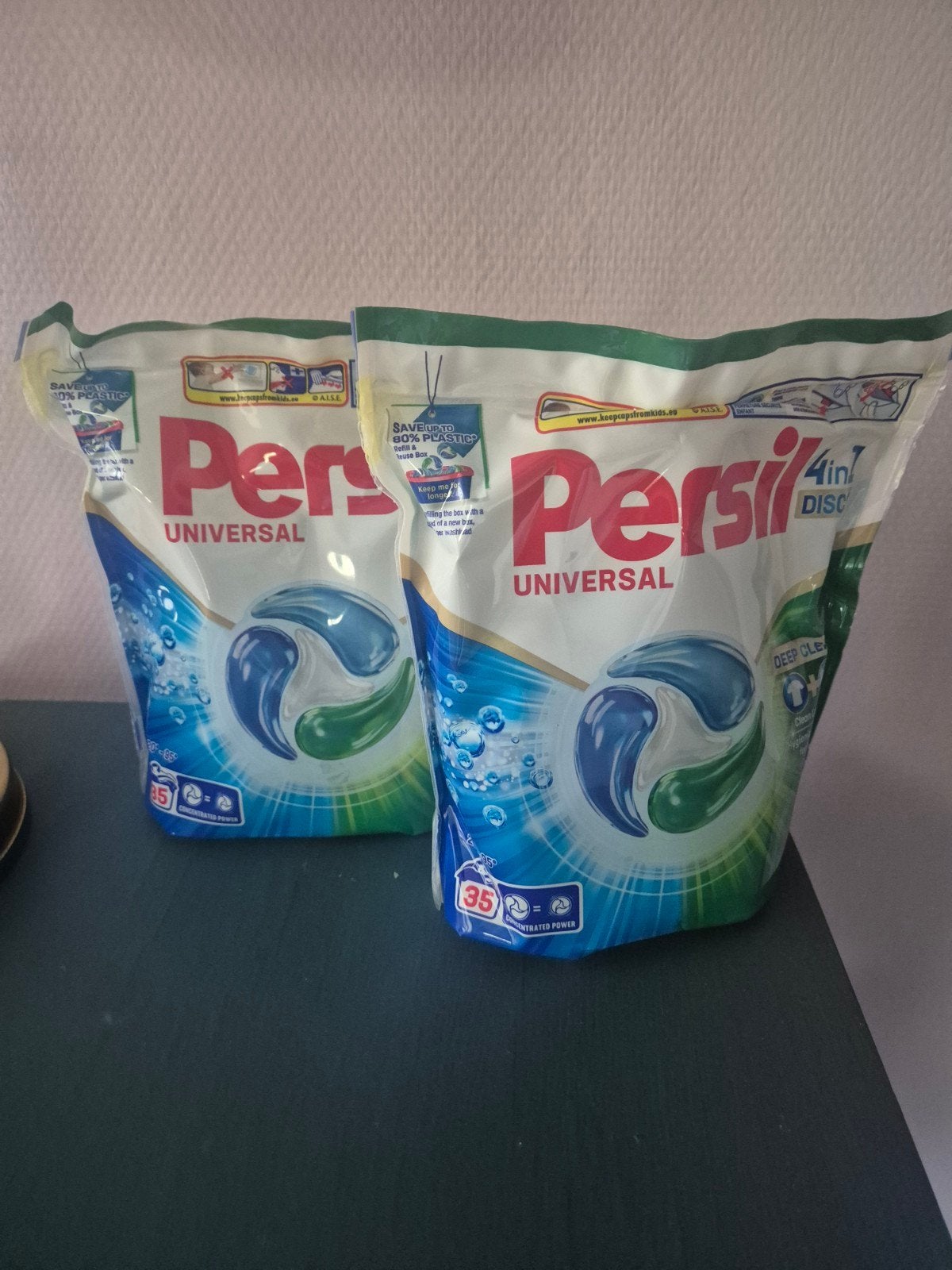 2 zakken Persil Universal 4in1 DISCS wascapsules - ongeopend, Ophalen of Verzenden