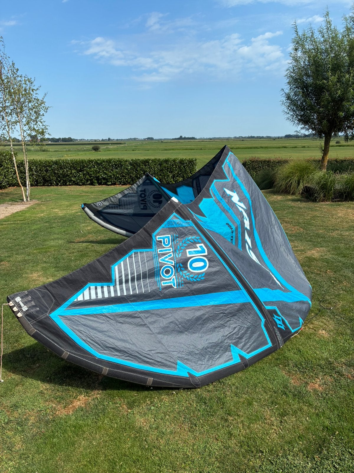 Naish Pivot 10m incl bar, Geen board, Ophalen of Verzenden, Gebruikt, 10 m²
