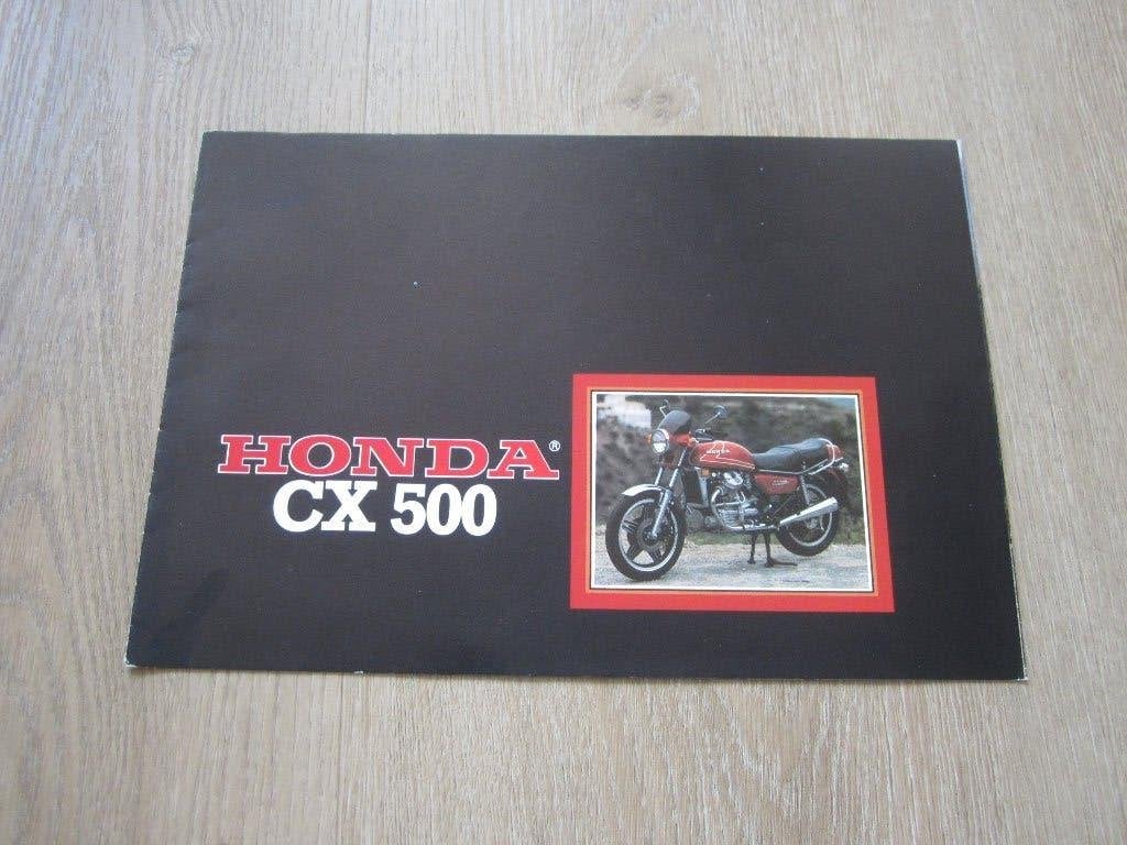 Honda CX 500 brochure folder 1980 ?, Motoren, Ophalen of Verzenden, Honda