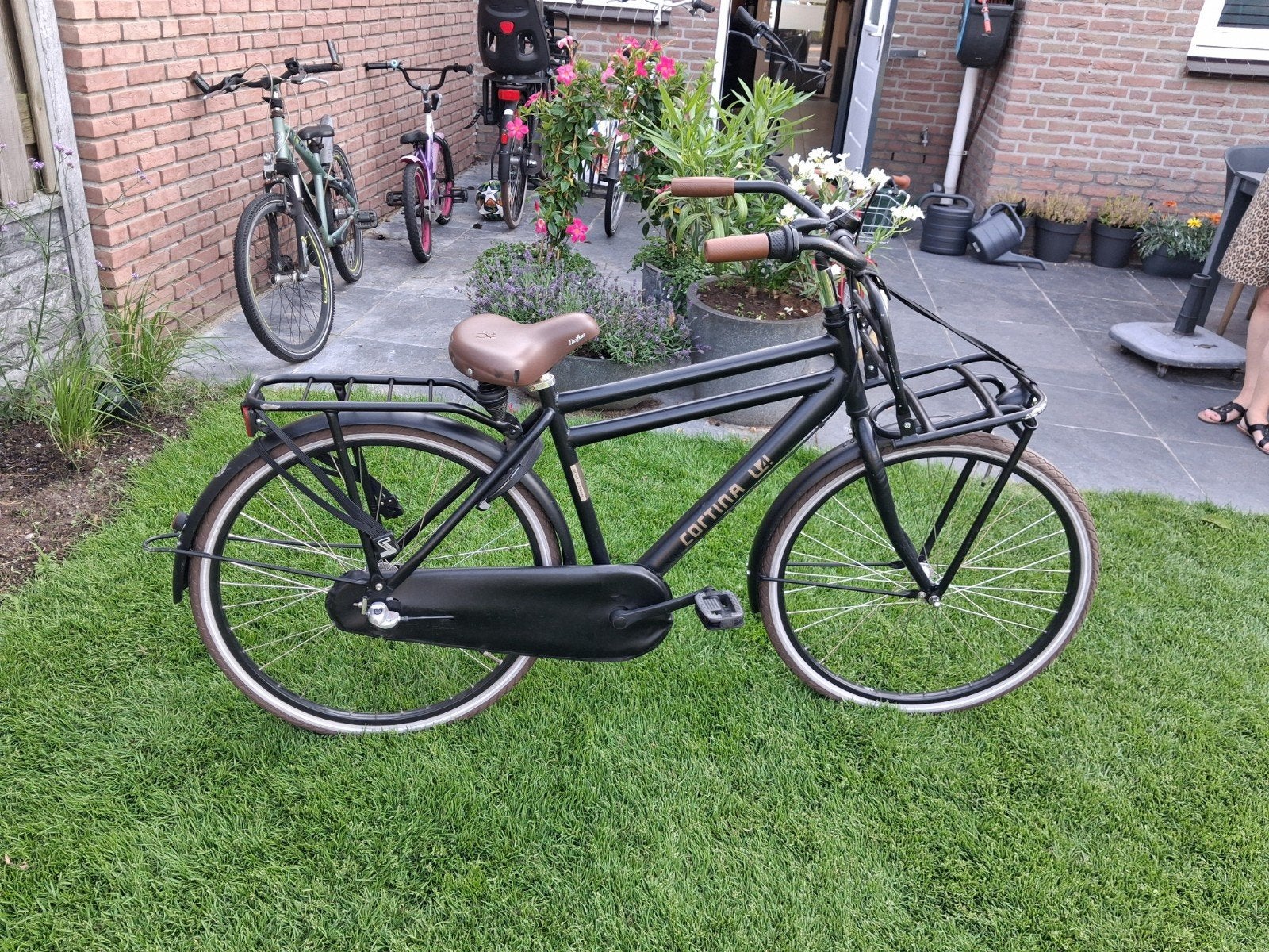 Cortina U4 Kinderfiets - Zwart - Gebruikt, Ophalen, Gebruikt, Overige merken
