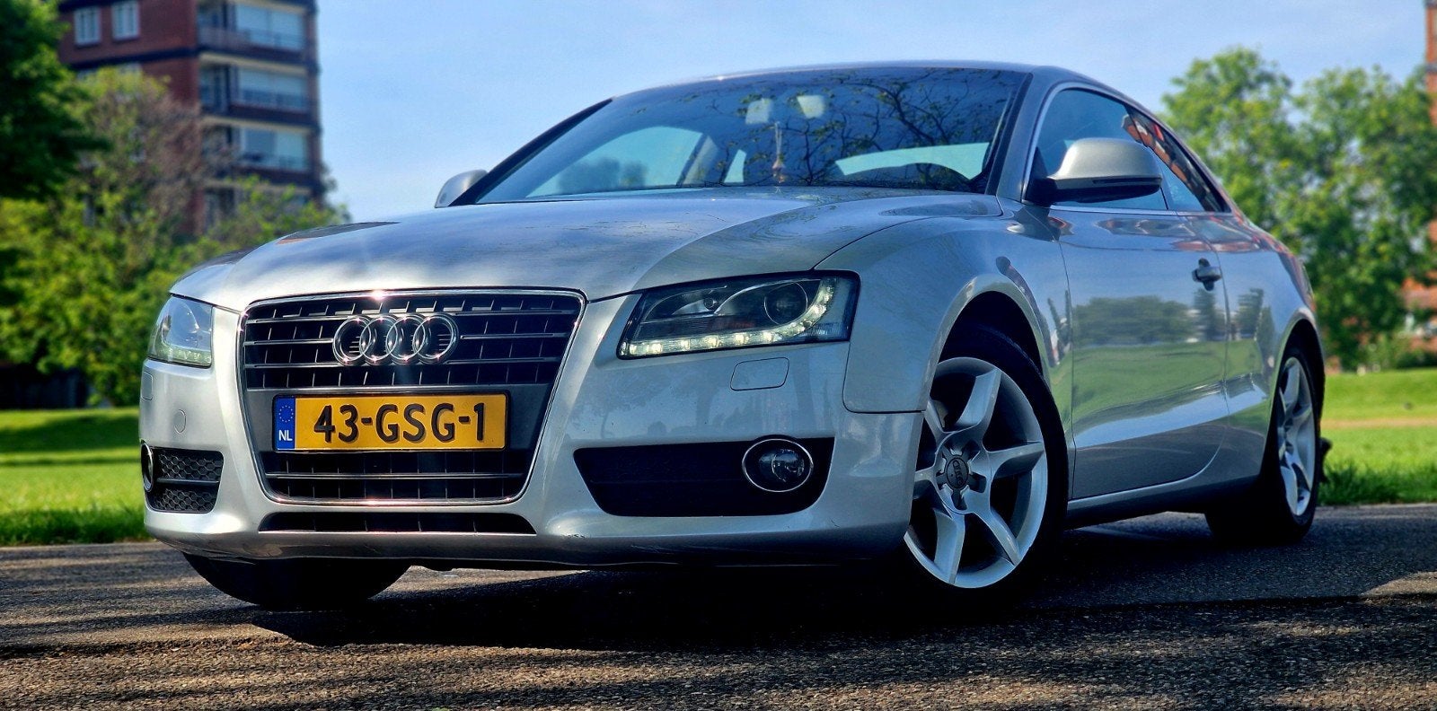 Audi A5 1.8 Tfsi Pro Line 170 pk  Coupe, Auto's, Audi, Stof, 4 cilinders, 4 stoelen, 75 €/maand