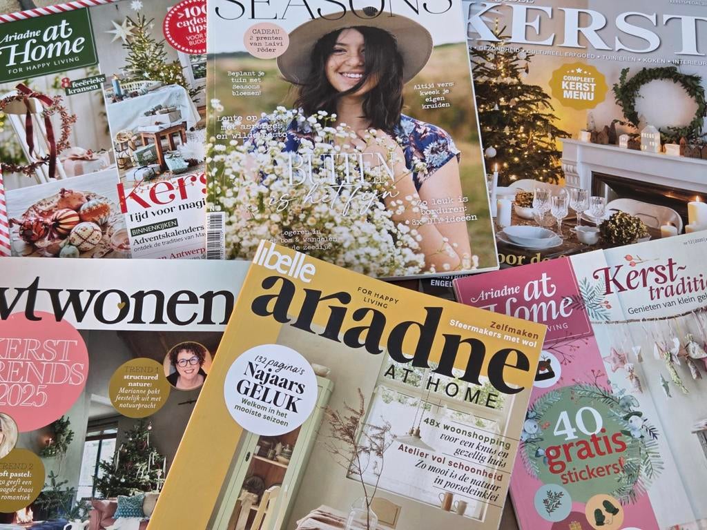 6 Brocante landelijke tijdschriften, Antiek en Kunst, Curiosa en Brocante, Ophalen of Verzenden
