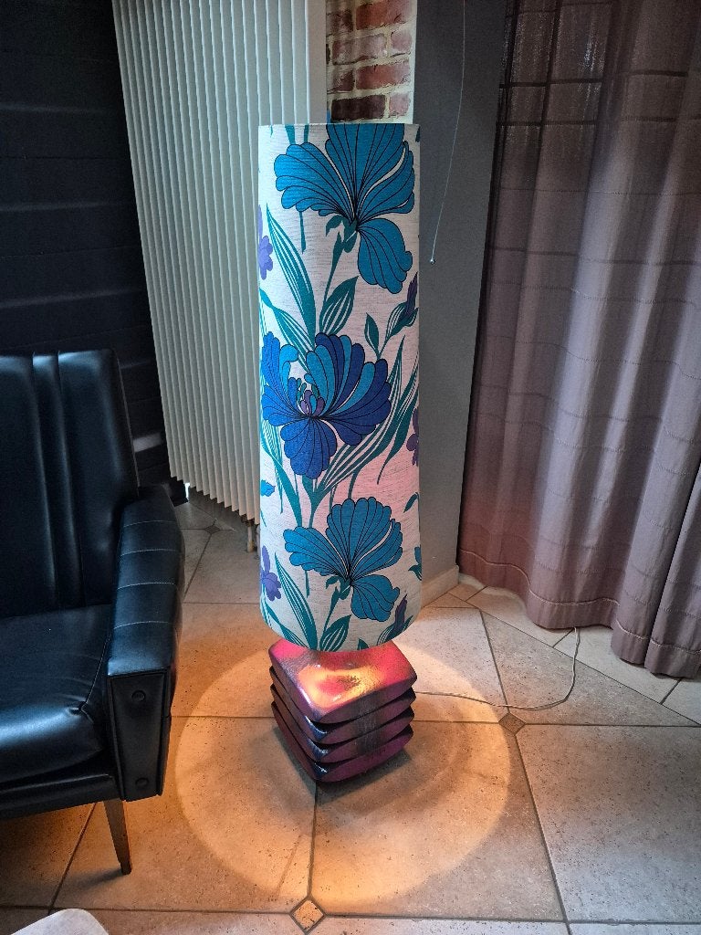 Vloerlamp, Ophalen, Gebruikt, Textiel, E27 (groot)