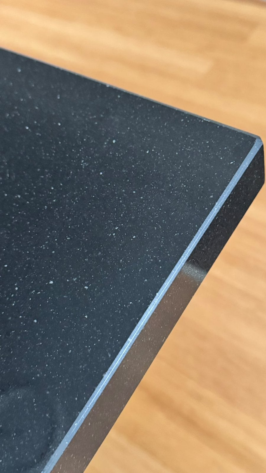 Zwart granieten keukenbladen hoogglans, Ophalen, Gebruikt, 200 cm of meer, Zwart