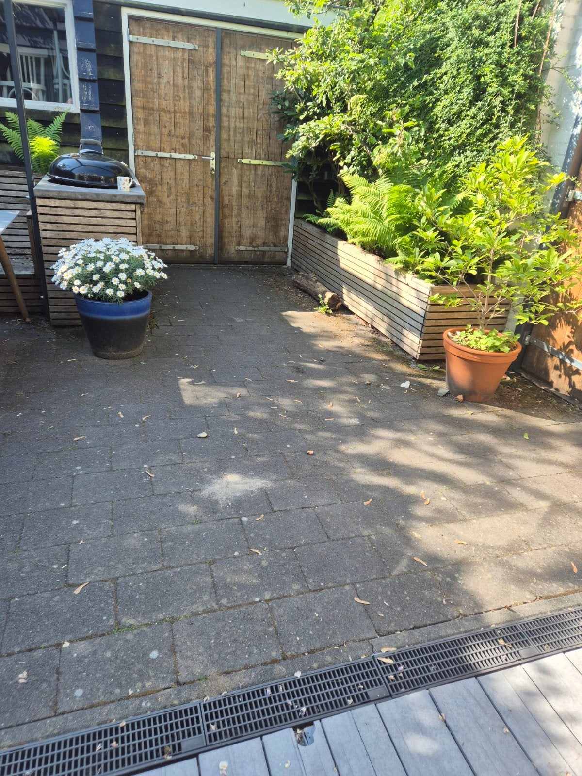 Betontegels 20x30x5cm Antraciet - ca. 10m2, Ophalen