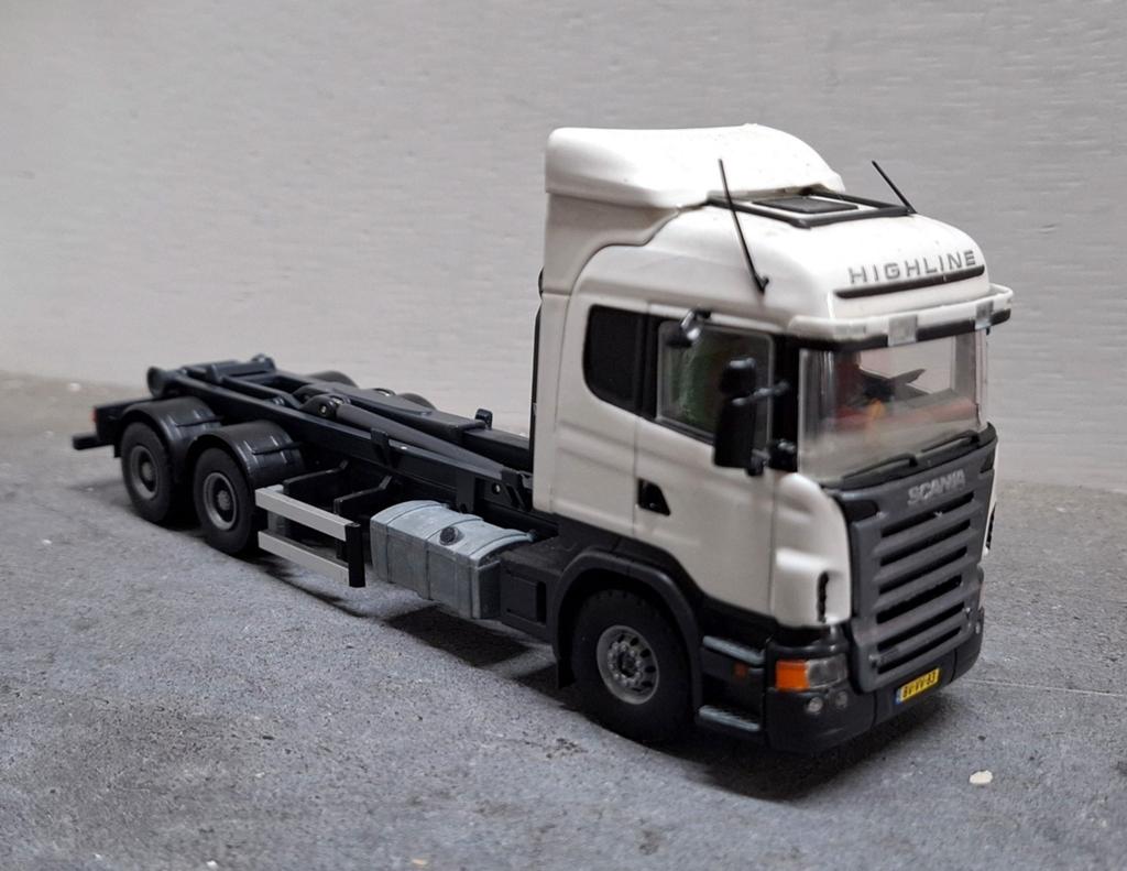Tekno 1 50 Scania R Highline haakarm, Ophalen of Verzenden, Zo goed als nieuw, Bus of Vrachtwagen, Tekno