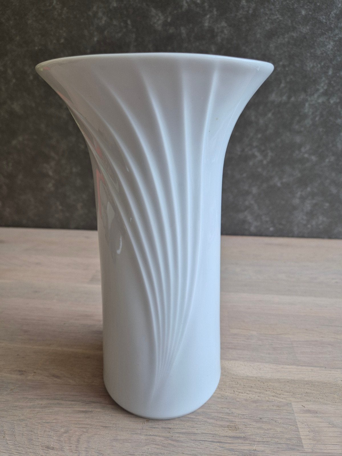 Winterling Röslau vaas, wit porselein, spiraal design, Ophalen of Verzenden