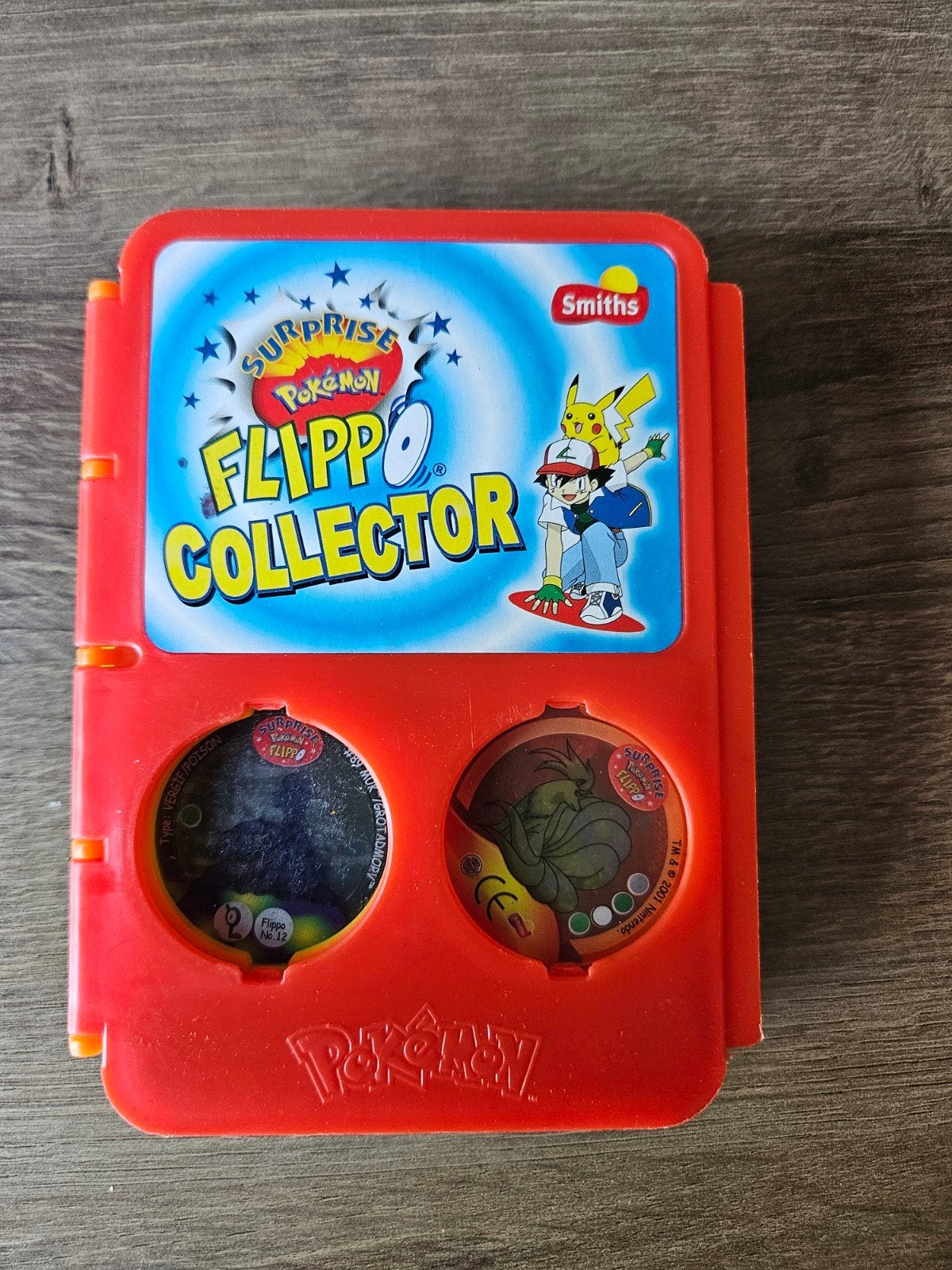 Pokémon Flippo Collector met flippo's, Ophalen, Overige typen, Met verzamelmap(pen)