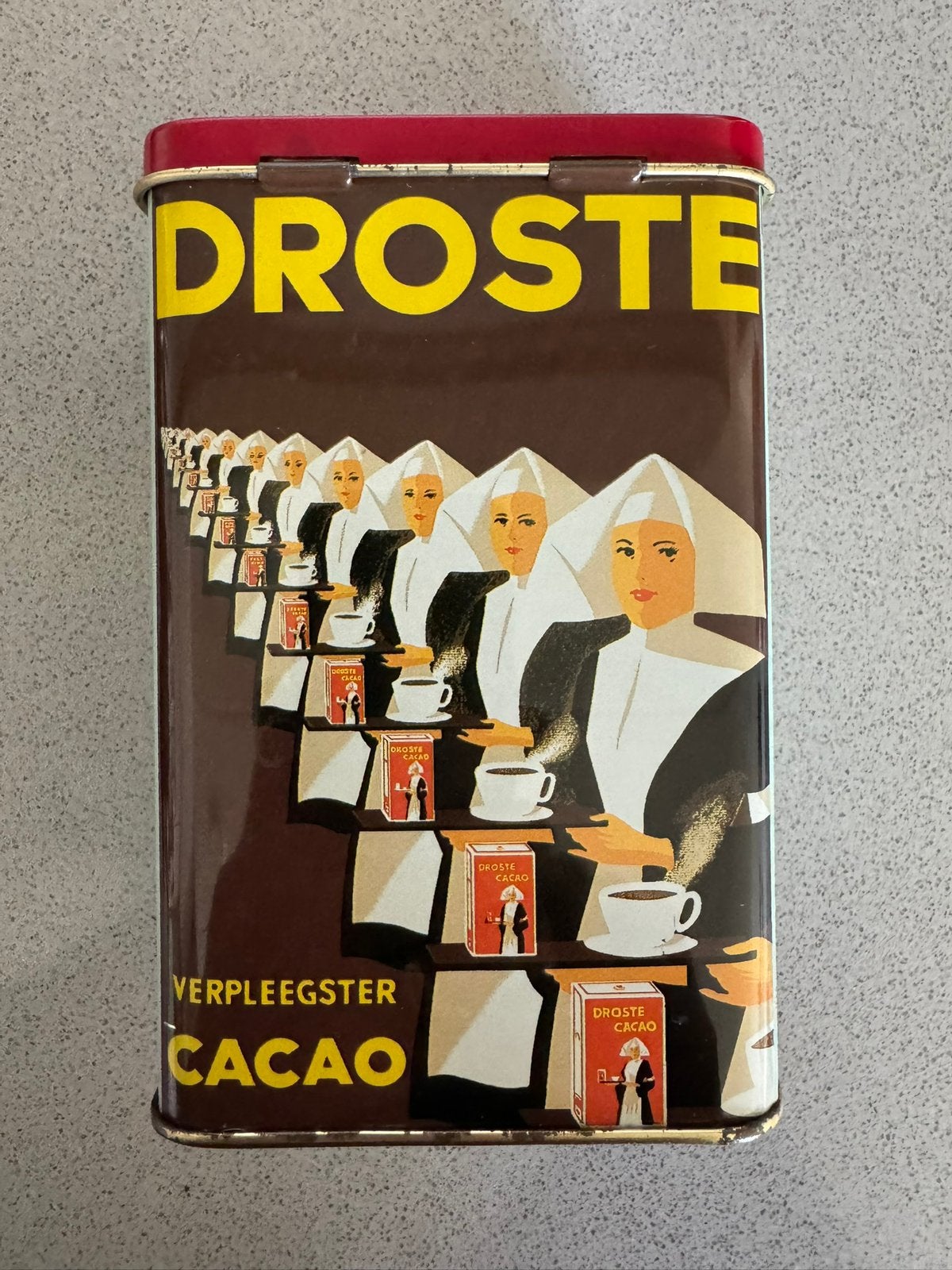 Droste voorraadblikje, Ophalen of Verzenden, Zo goed als nieuw, Overige