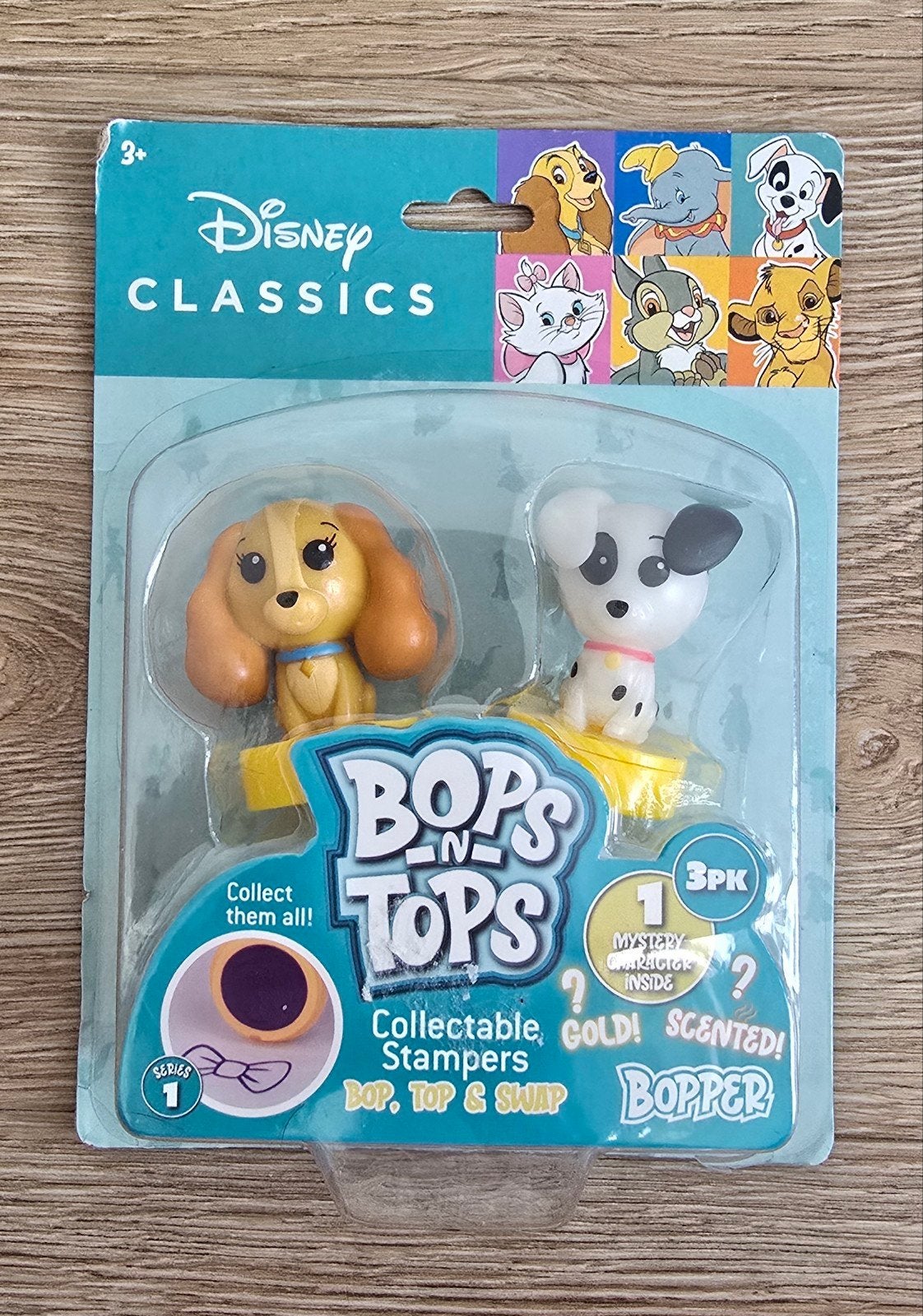 Disney Classics Bops n Tops Collectable Stampers 3-pack, Ophalen of Verzenden, Nieuw