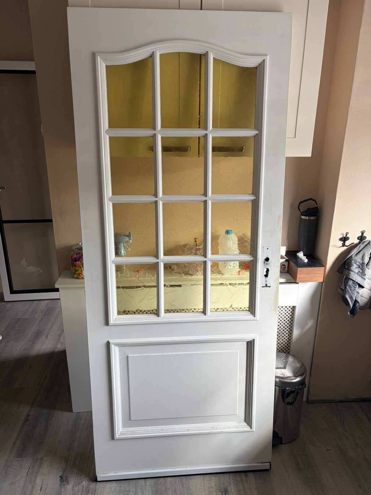 Opdek binnendeur 201.5 cm hoog, Ophalen, Gebruikt, 80 tot 100 cm, Binnendeur